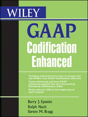 cover image of Wiley GAAP Codification Enhanced